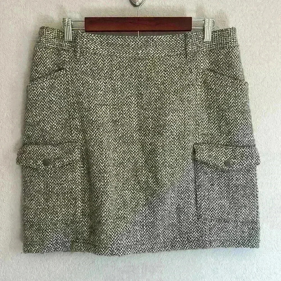 Eddie Bauer Wool Blend Mini Skirt NWT Women's Size 12 - Picture 1 of 9
